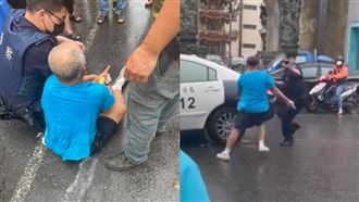 台南老翁無罩襲警！正義哥一舉網讚爆