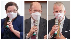 蘇利文、昆斯、達克沃絲（組合圖／總統府提供）