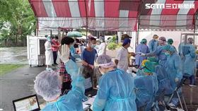 苗栗移工擴散社區？上百居民快篩出爐（圖／翻攝畫面）