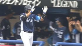 吳念庭敲出全壘打。（圖／翻攝自推特）