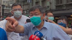 柯文哲，濱江市場視察，北市府提供