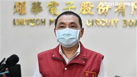 0607 侯友宜訪視燿華電子股份有限公司移工防疫作為。（圖／新北市府提供）