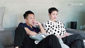 汪小菲與大S曾上陸綜《幸福三重奏》。（圖／翻攝自騰訊視頻）