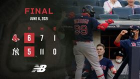 ▲基襪大戰！紅襪3戰橫掃洋基。（圖／翻攝自紅襪推特）