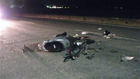 新北,台15線,林口,砂石車,騎士,少年,迴轉（圖／翻攝畫面）