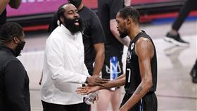 ▲杜蘭特（Kevin Durant）攻下全場最高32分。（圖／美聯社／達志影像）