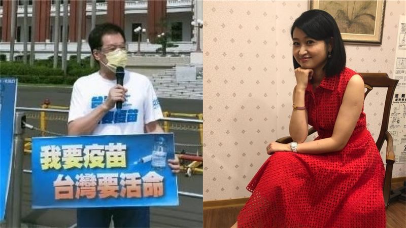 藍營舉牌「我要疫苗」美女醫1句嗆爆