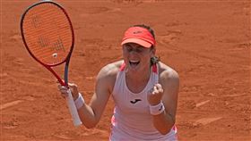 ▲齊丹塞珂（Tamara Zidansek）爆冷打進法網女單4強。（圖／美聯社／達志影像）