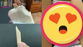 吃完冰棒才發現「木棍斷掉藏裡面」　6天後…全場嗨翻。（圖／翻攝自Dcard）