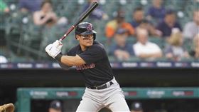 ▲張育成代打纏鬥7球遭到三振。（圖／美聯社／達志影像）