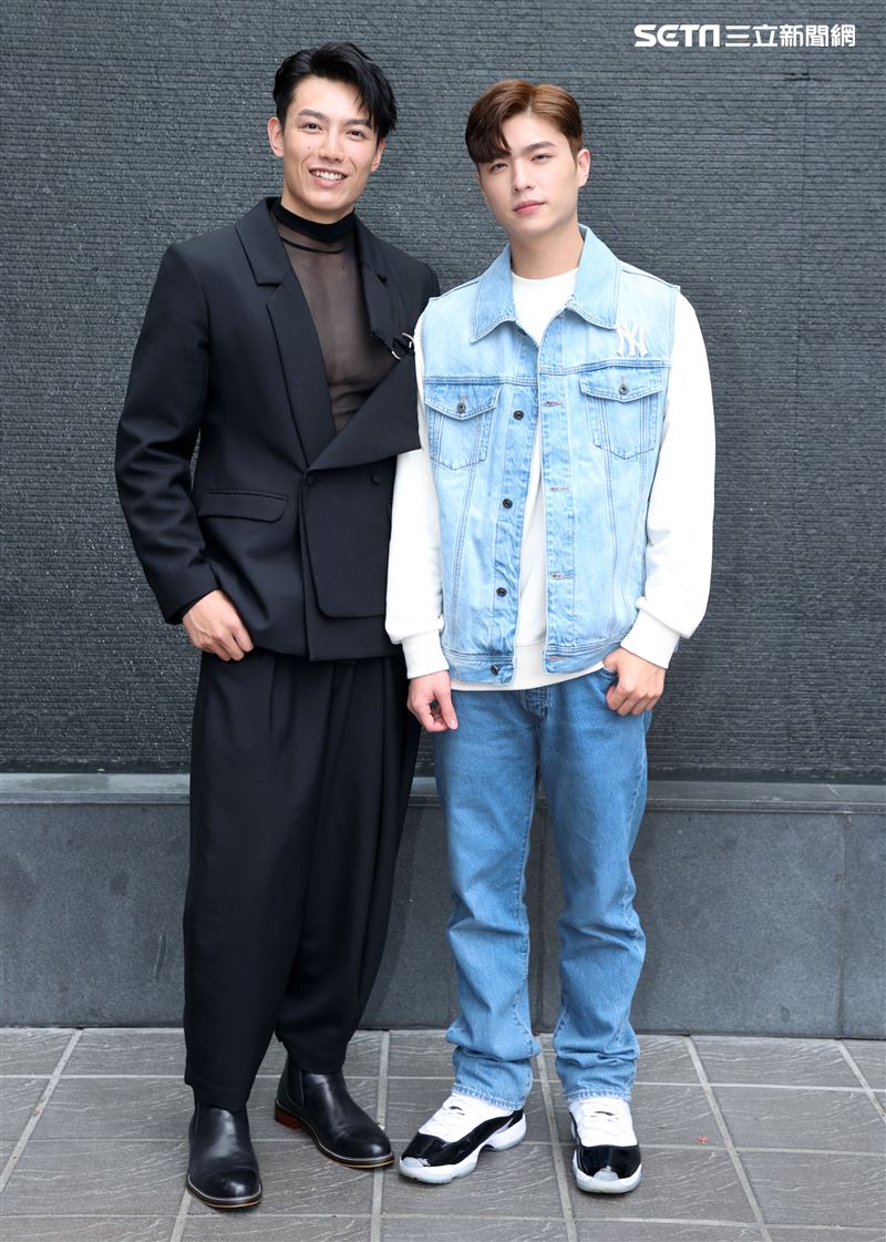 王碩漢、賴東賢三立新聞網專訪。（記者邱榮吉/攝影）