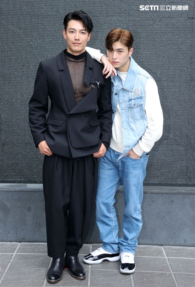 王碩漢、賴東賢三立新聞網專訪。（記者邱榮吉/攝影）