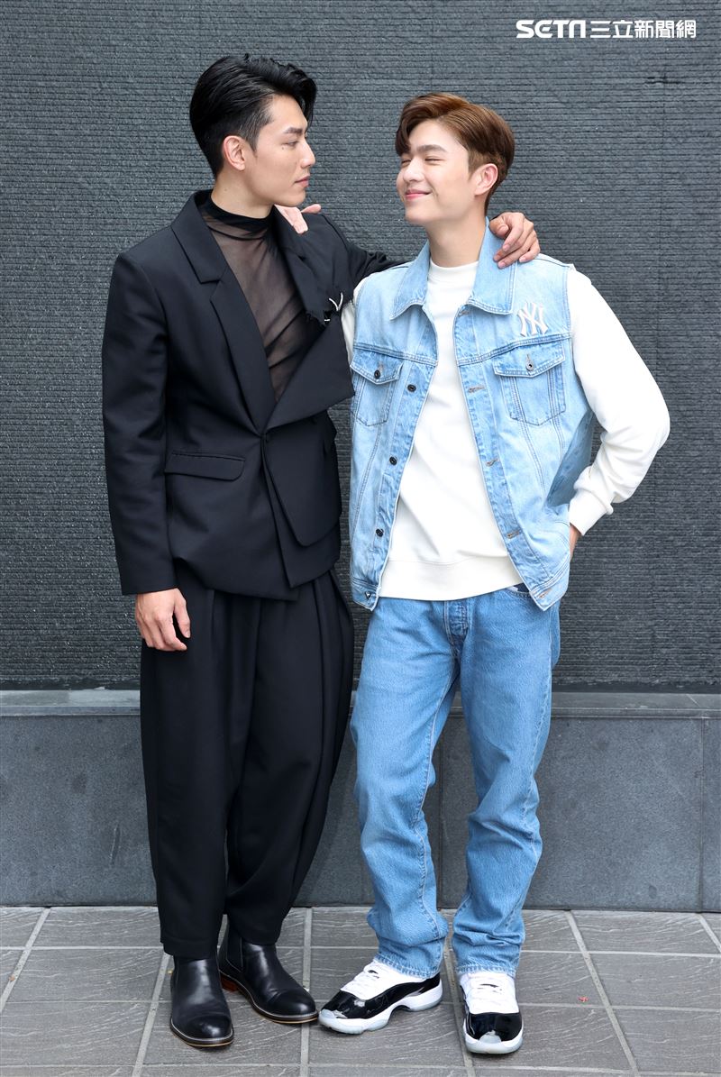 王碩漢、賴東賢三立新聞網專訪。（記者邱榮吉/攝影）