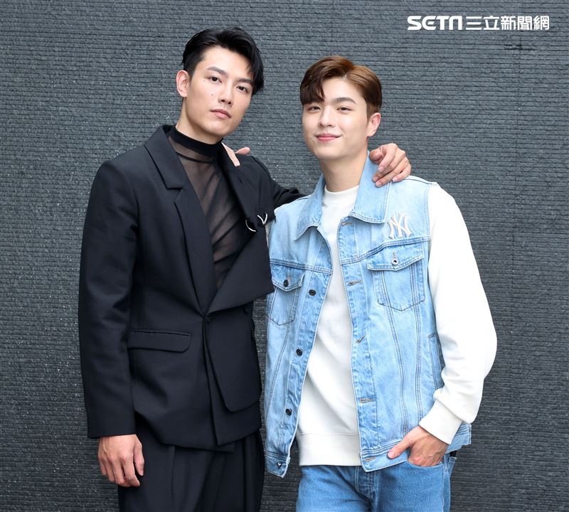 王碩漢、賴東賢三立新聞網專訪。（記者邱榮吉/攝影）