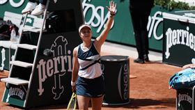 ▲捷克網球女將卡雷茨科娃（Barbora Krejcikova）生涯首度闖進大滿貫4強。（圖／美聯社／達志影像）