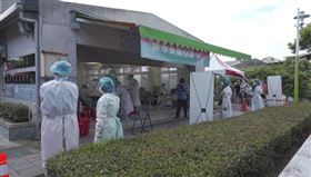 侯友宜視察樹林機動快篩站（圖／新北市府提供）