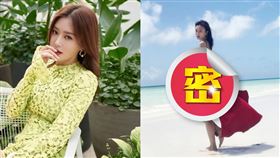 秦嵐,沙灘,美照,出遊,出國,懷念