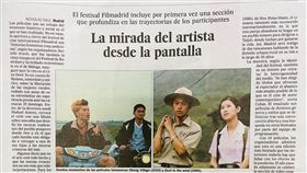 西班牙國家報介紹台灣電影西班牙第一大報「國家報」10日專文報導馬德里電影節，介紹今年首次辦理的「互映」單元，選擇台灣電影「蚵豐村」與「戀戀風塵」大幅照片，探究過去與現在的關聯，盼使民眾更認識台灣。（駐西班牙代表處提供）中央社記者曾婷瑄巴黎傳真  110年6月11日