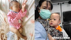 確診男嬰出院了／記者張雅筑攝