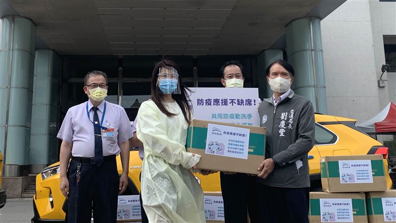 雲豹能源捐物資　力挺全台第一線防疫