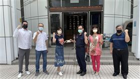 警友,防疫物資,大安分局,員警,警察,疫情,新冠肺炎。（圖／翻攝畫面）