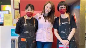 三立主播張齡予（中）是麗翔飯店千金。（圖/張齡予提供）