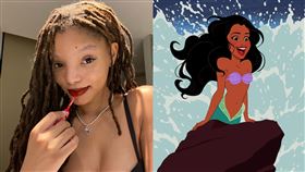 小美人魚,Halle Bailey,荷莉貝莉,愛麗兒 圖翻攝自Chloe x Halle推特