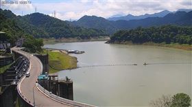 鋒面帶來雨量　石門水庫蓄水率增受鋒面帶來大量降雨影響，據經濟部水利署防災資訊服務網，石門水庫蓄水率截至10日下午2時為37.9%，有效蓄水量為7685萬立方公尺，大幅提升。（北水局提供）中央社記者葉臻傳真  110年6月10日