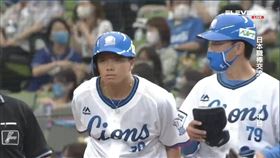 吳念庭敲出生涯百安。（圖／翻攝自ELEVEN SPORT）