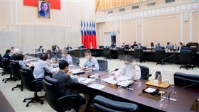 行政院擴大防疫會議。（圖／行政院提供)