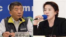 陳時中、黃珊珊（組合圖／資料照）