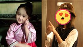 劉楚恬長大模樣被網友認為神似少女時代的潤娥。（圖／翻攝自劉楚恬、明星愛街拍微博）