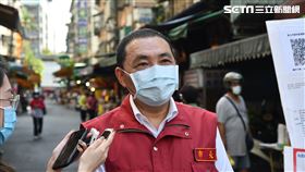 侯友宜視察樹林市場，菜市場（圖／新北市府提供）