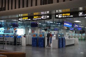 連假金門航空站空蕩蕩（1）