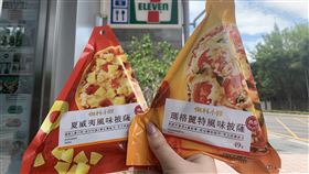 小七指定門市開賣罪惡披薩，一人也能開心吃。（圖／業者提供）