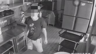 二度闖停業火鍋店　竊賊還開燈切肉