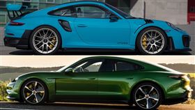 ▲Porsche 911 GT2 RS對決Taycan Turbo S（圖／翻攝自Porsche 官網）