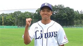 吳念庭拍攝雙獅宣傳片（圖／獅隊提供）