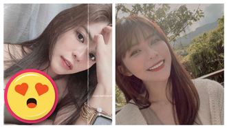 辣裸渾圓半胸　驕女林萱瑜露肉團羞爆