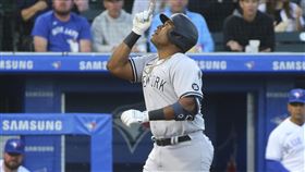 ▲洋基新秀吉坦斯（Chris Gittens）炸裂生涯首轟。（圖／美聯社／達志影像）