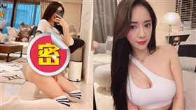 子涵足球裝「居家半球」大解放簡直呼之欲出。（圖／翻攝自babe.weng IG）