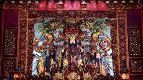 ▲中為巧聖先師魯班公。（圖／巧聖先師開台祖廟提供）