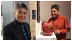 藝人長青與年的自己合影。（圖／翻攝自臺灣音樂館臉書）