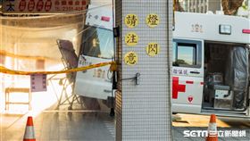 救護員(記者陳弋攝影)