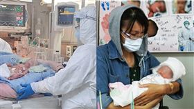 確診婦產寶寶出院了／中山附醫臉書