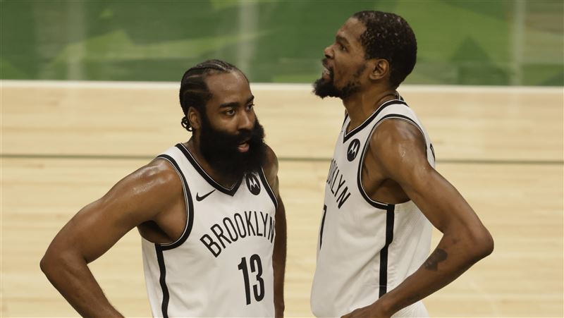 哈登KD48分　米道頓射翻籃網扳平