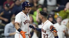 ▲太空人連10場比賽擊出雙位數全壘打。（圖／美聯社／達志影像）