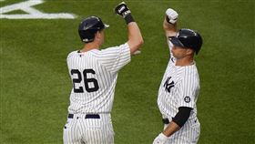 ▲拉梅修（DJ LeMahieu）炸裂追平2分砲。（圖／美聯社／達志影像）