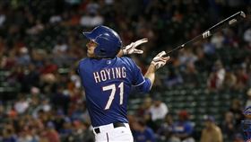 ▲Jared Hoying 2016年在德州遊騎兵升上大聯盟。（資料照／美聯社／達志影像）