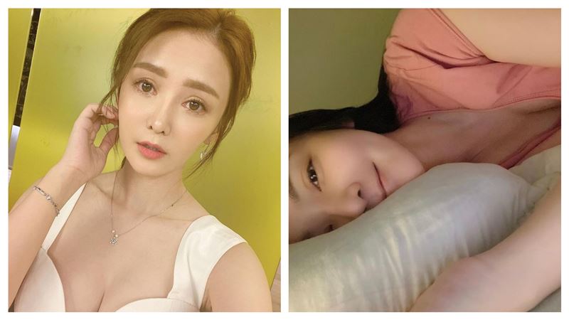 躺床擠壓超猛深溝　天驕女神床照外洩